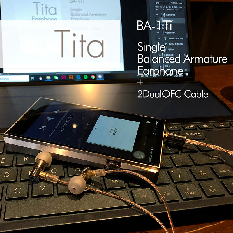 Tita BA-1Ti Single Balanced Armature Earphone