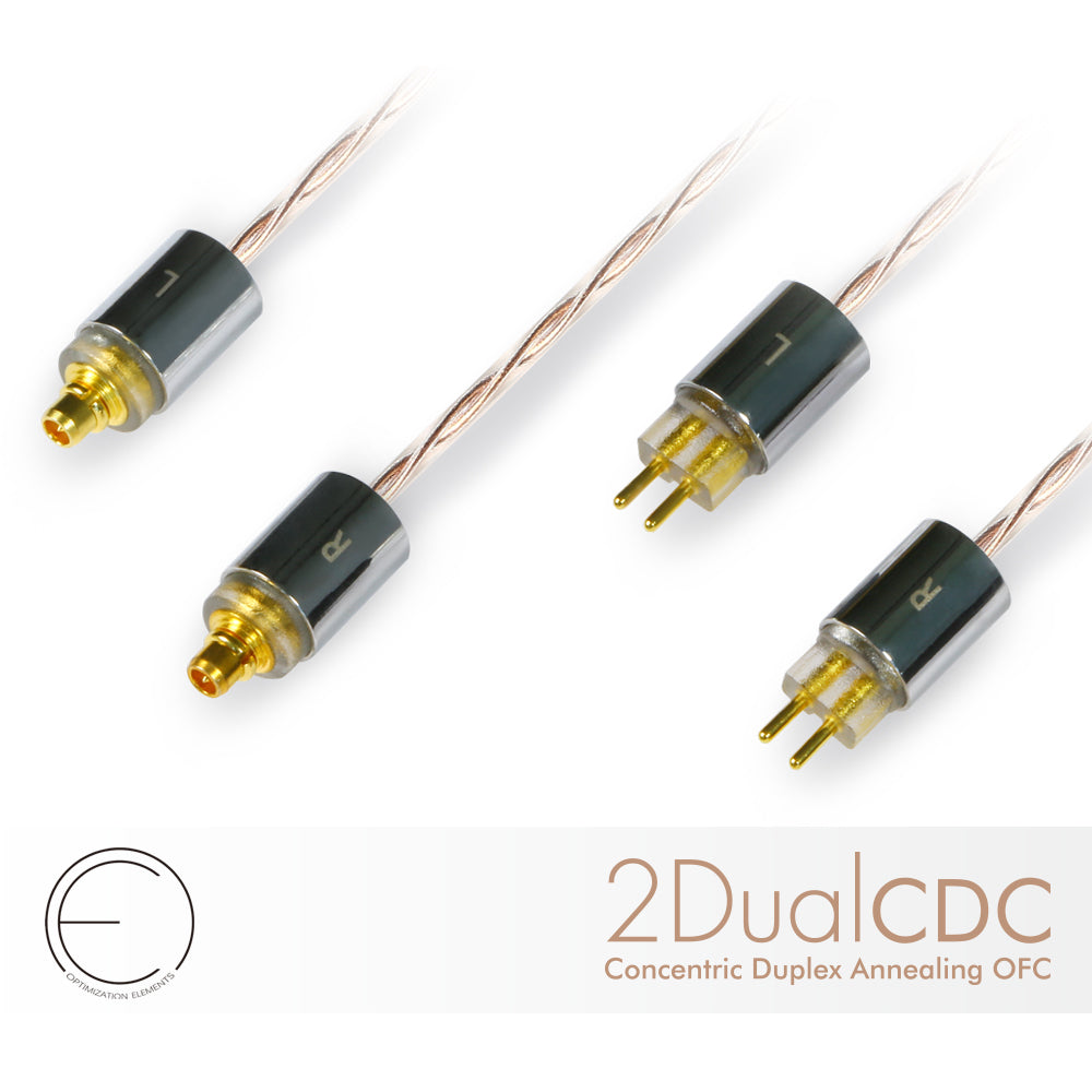 2DualCDC Oxygen-Free-Copper IEM Upgrade Cable