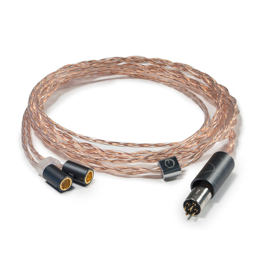 2DualCDC Oxygen-Free-Copper IEM Upgrade Cable Multi-Plug/Multi-Connector